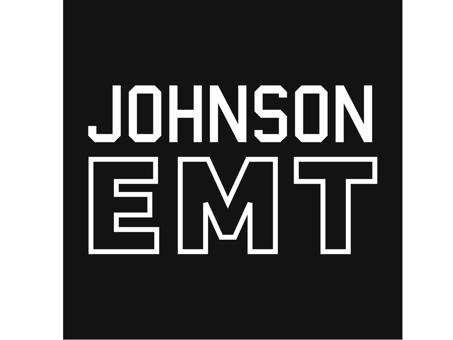 EMT or EMS Youth T-Shirt with Star of Life and Name - Optional Name, Department or City on Back