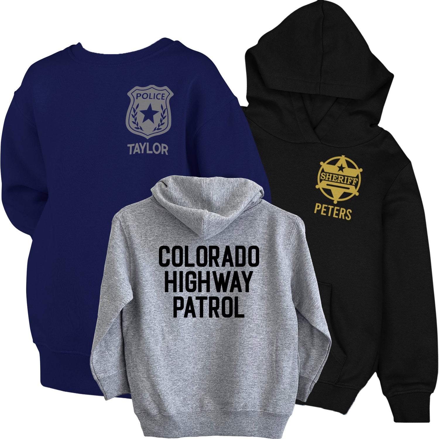 Shop Law Enforcement Sweatshirts and Hoodies