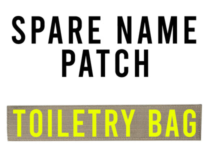 Replacement Name Patch for our Backpack, Toiletry Bag, and Duffel Bag