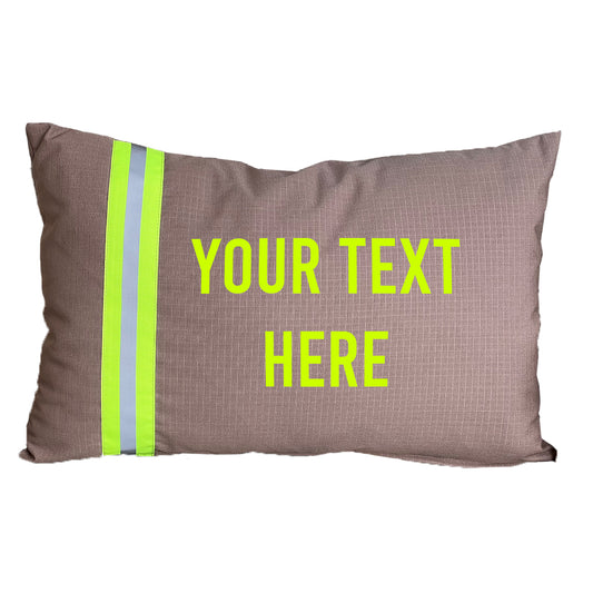 Personalized Firefighter 15" X 22" Oblong Pillow Cover with Your Name or Text