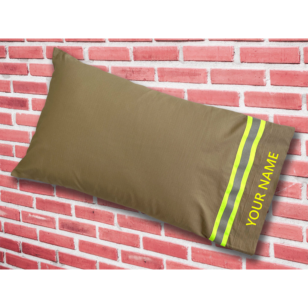 Firefighter Custom Station Pillowcase With Reflective Tape