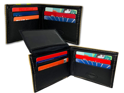 Khaki Firefighter Turnout Gear and Leather Wallet with Optional Personalization