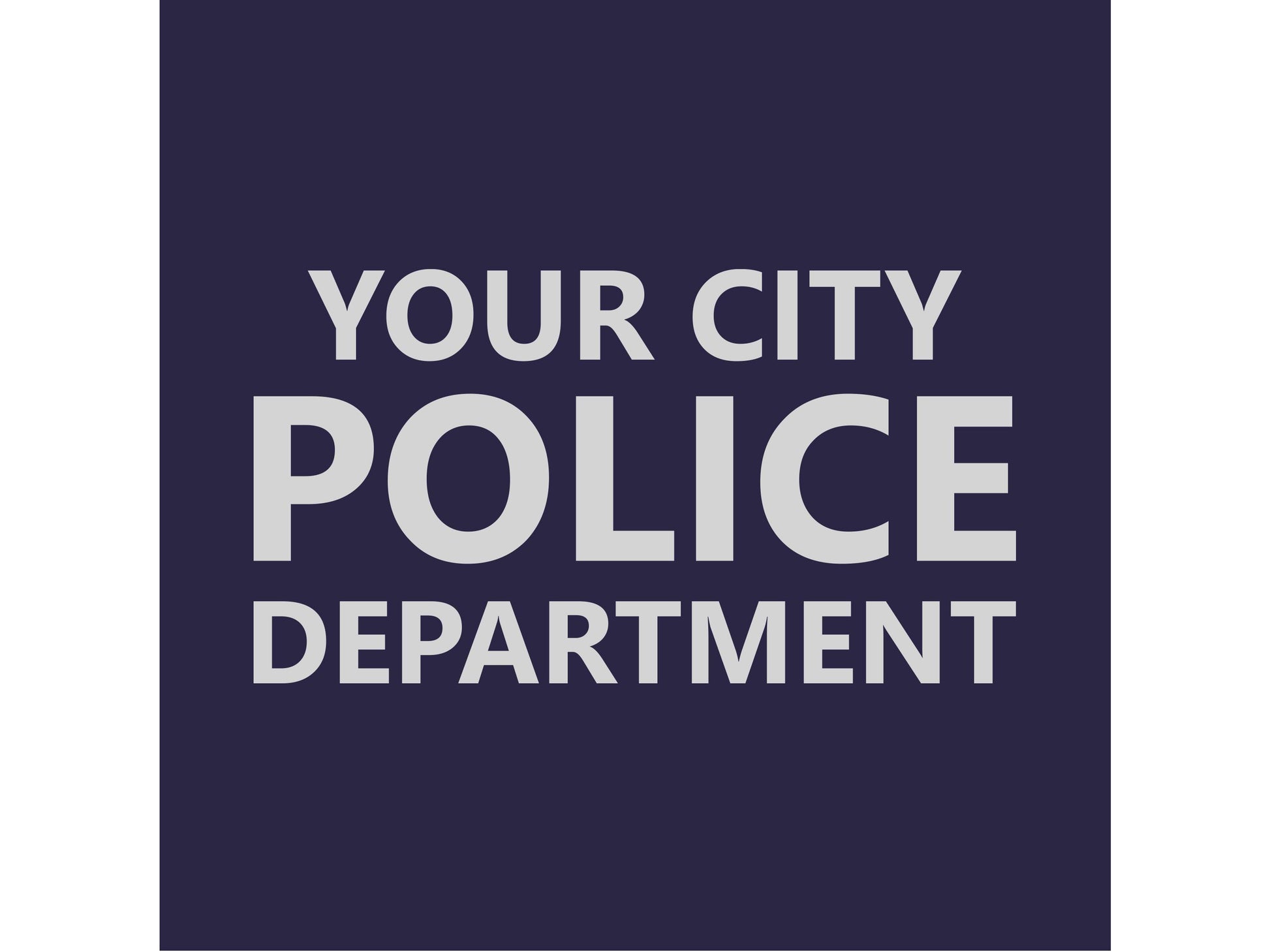 Baby Police Fleece One Piece Bodysuit with Badge and Personalized Name - Optional Police Department on Back