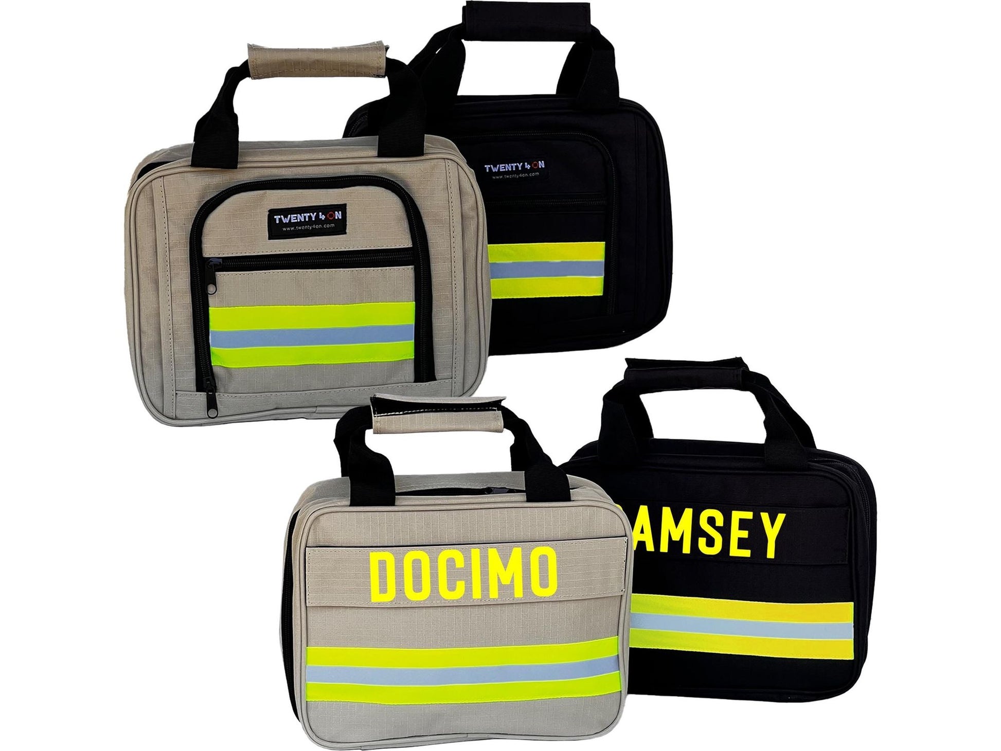 Personalized Firefighter Toiletry Bag/Shave Kit in Black with Your Name
